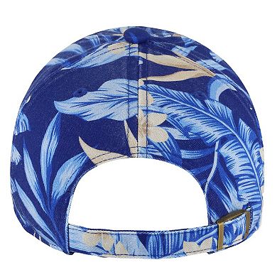 Men's '47 Blue New York Knicks Tropicalia Floral Clean Up Adjustable Hat