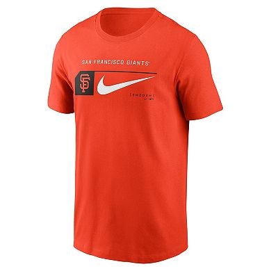 Men's Nike Orange San Francisco Giants Team Swoosh Lockup T-Shirt