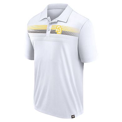 Men's Fanatics Branded White San Diego Padres Victory For Us Interlock Polo