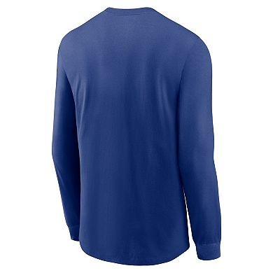 Men's Nike Royal Los Angeles Dodgers Repeater Long Sleeve T-Shirt