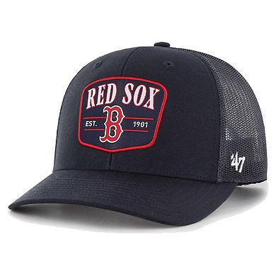 Men's '47 Navy Boston Red Sox Squad Trucker Adjustable Hat