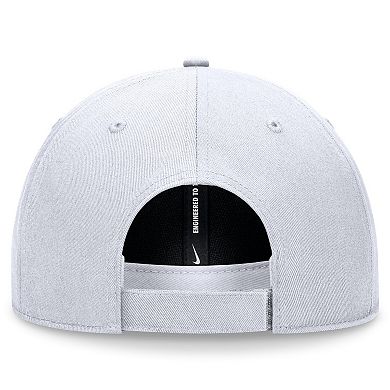 Men's Nike White Los Angeles Dodgers Evergreen Club Performance Adjustable Hat