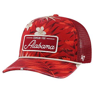 Men's '47 Crimson Alabama Crimson Tide Tropicalia Hitch Adjustable Hat