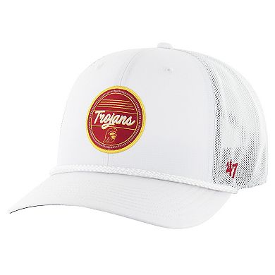 Men's '47 White USC Trojans Fairway Trucker Adjustable Hat