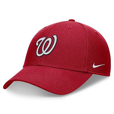 Men's Nike Red Washington Nationals Evergreen Club Performance Adjustable Hat