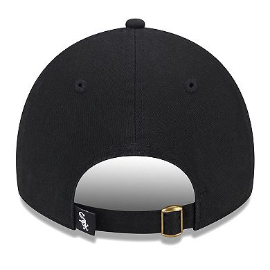 Women's New Era Black Chicago White Sox Script 9TWENTY Adjustable Hat