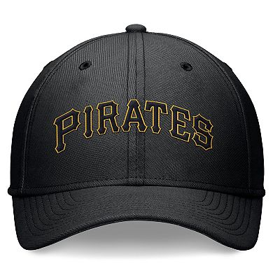 Men's Nike Black Pittsburgh Pirates Evergreen Performance Flex Hat