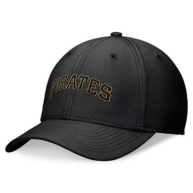 Men's Nike Black Pittsburgh Pirates Evergreen Performance Flex Hat