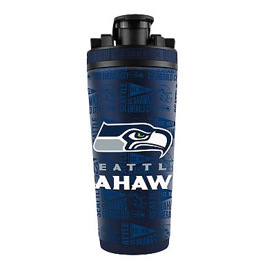 WinCraft Seattle Seahawks 26oz. 4D Stainless Steel Ice Shaker Bottle