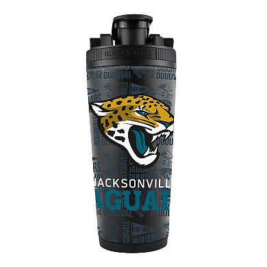 WinCraft Jacksonville Jaguars 26oz. 4D Stainless Steel Ice Shaker Bottle