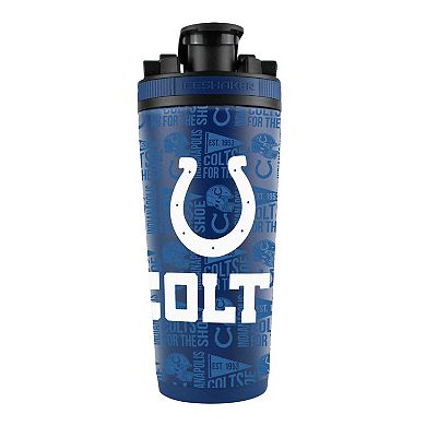 WinCraft Indianapolis Colts 26oz. 4D Stainless Steel Ice Shaker Bottle