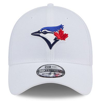 Men's New Era White Toronto Blue Jays Evergreen 39THIRTY Flex Hat