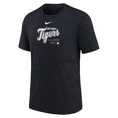 Youth Nike Navy Detroit Tigers Authentic Collection Practice Performance T-Shirt