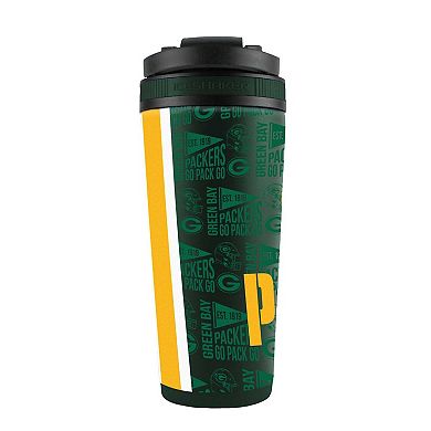 WinCraft Green Bay Packers 26oz. 4D Stainless Steel Ice Shaker Bottle