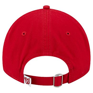 Youth New Era Red Washington Nationals Team Color 9TWENTY Adjustable Hat