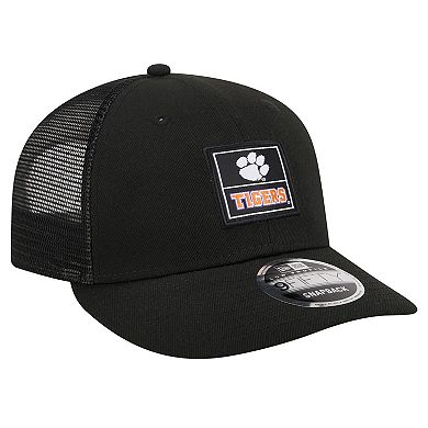 Men's New Era Black Clemson Tigers Labeled 9FIFTY Snapback Hat