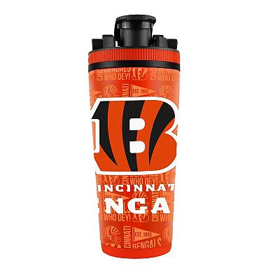 WinCraft Cincinnati Bengals 26oz. 4D Stainless Steel Ice Shaker Bottle