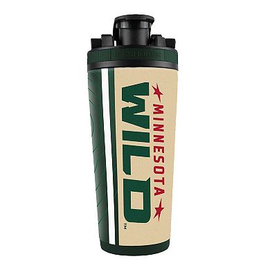 WinCraft Minnesota Wild 26oz. 4D Stainless Steel Ice Shaker Bottle