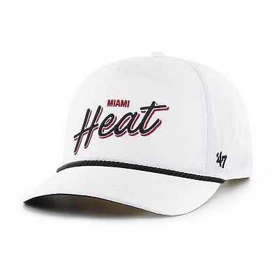 Men's '47 White Miami Heat Fairway Hitch brrr Adjustable Hat