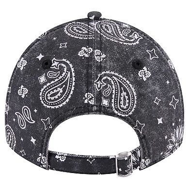 Women's New Era Black Las Vegas Raiders Paisley 9TWENTY Adjustable Hat