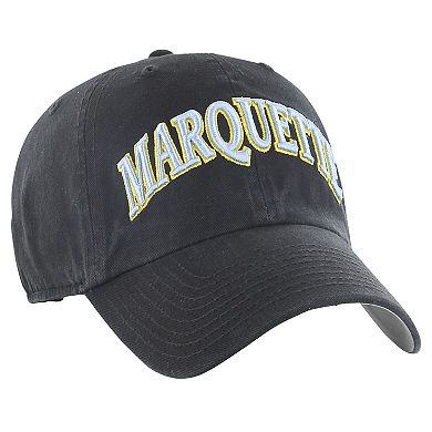 Men's '47 Black Marquette Golden Eagles Archie Script Adjustable Hat