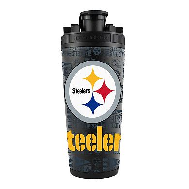WinCraft Pittsburgh Steelers 26oz. 4D Stainless Steel Ice Shaker Bottle
