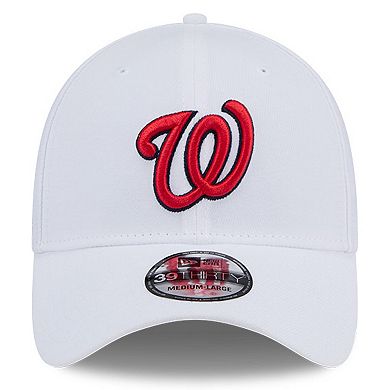 Men's New Era White Washington Nationals Evergreen 39THIRTY Flex Hat