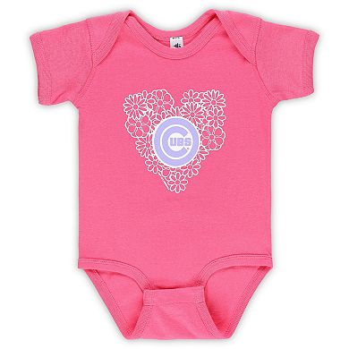 Infant Soft as a Grape Chicago Cubs 3-Pack Bodysuit Set