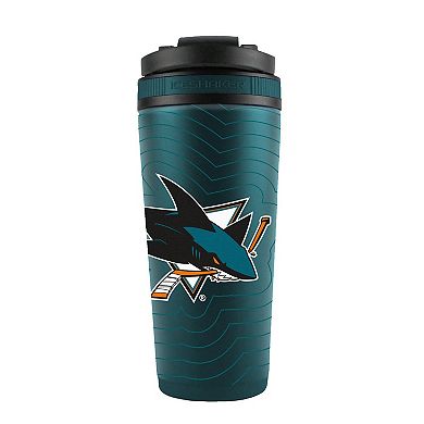 WinCraft San Jose Sharks 26oz. 4D Stainless Steel Ice Shaker Bottle