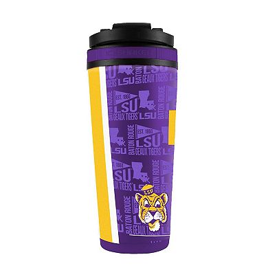 WinCraft LSU Tigers 26oz. 4D Stainless Steel Ice Shaker Bottle