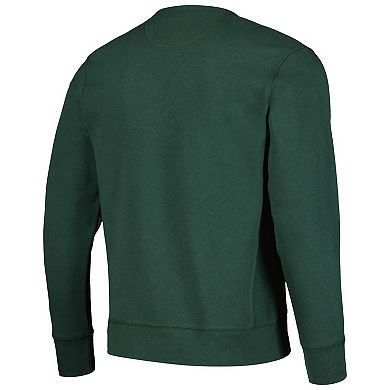 Men's League Collegiate Wear Green Notre Dame Fighting Irish x Guinness Here Come the Irish Stadium Fleece Crewneck Pullover Sweatshirt