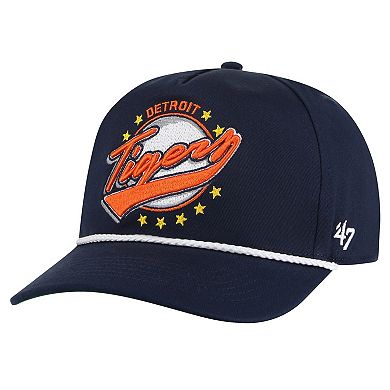 Men's '47 Navy Detroit Tigers Wax Pack Collection Premier Hitch Adjustable Hat