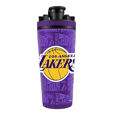 WinCraft Los Angeles Lakers 26oz. 4D Stainless Steel Ice Shaker Bottle