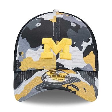 Men's New Era Camo/Black Michigan Wolverines Active 39THIRTY Flex Hat