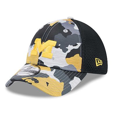 Men's New Era Camo/Black Michigan Wolverines Active 39THIRTY Flex Hat