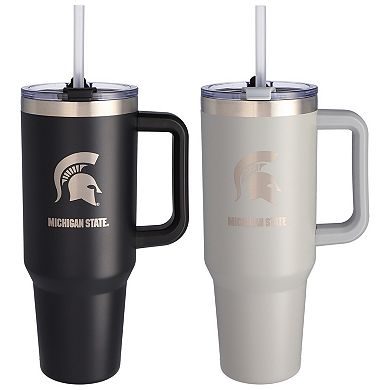 The Memory Company Michigan State Spartans 46oz. Home/Away Stainless Steel Colossal Tumbler Two-Pack