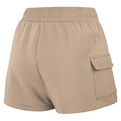 Women's WEAR by Erin Andrews Tan Chicago Cubs Shorts