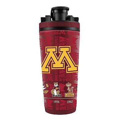 WinCraft Minnesota Golden Gophers 26oz. 4D Stainless Steel Ice Shaker Bottle