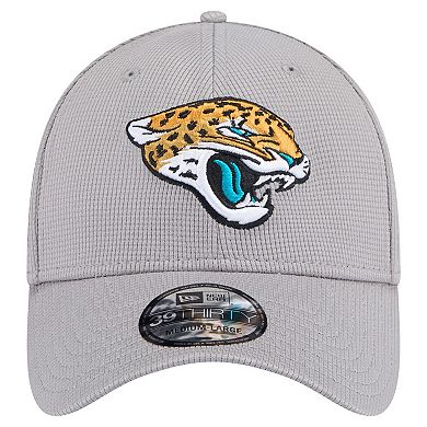 Men's New Era Gray Jacksonville Jaguars Active 39THIRTY Flex Hat