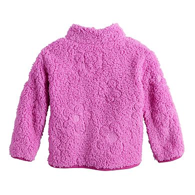 Toddler Girl Jumping Beans?? Printed Sherpa Fleece Jacket