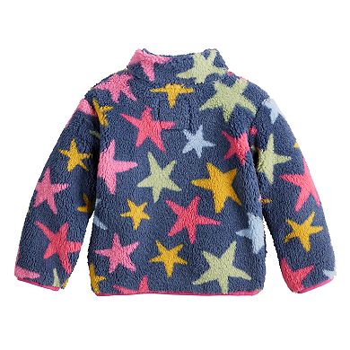 Toddler Girl Jumping Beans?? Printed Sherpa Fleece Jacket