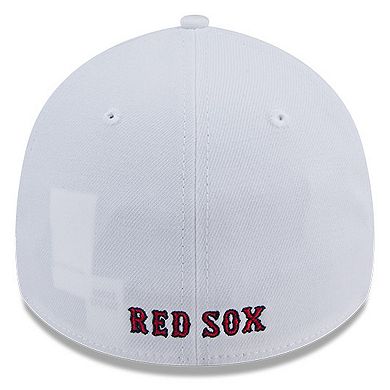 Men's New Era White Boston Red Sox Evergreen 39THIRTY Flex Hat
