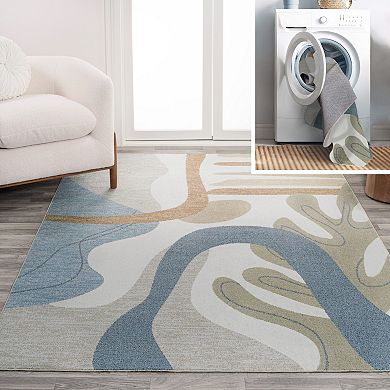 Twyla Classic Solid Low-pile Machine-washable Area Rug
