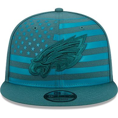 Men's New Era Midnight Green Philadelphia Eagles Independent 9FIFTY Snapback Hat