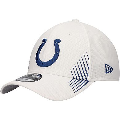 Men's New Era White Indianapolis Colts Active 39THIRTY Flex Hat
