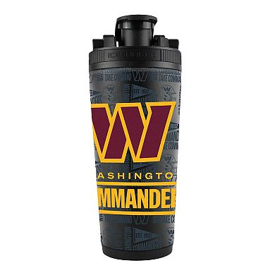 WinCraft Washington Commanders 26oz. 4D Stainless Steel Ice Shaker Bottle