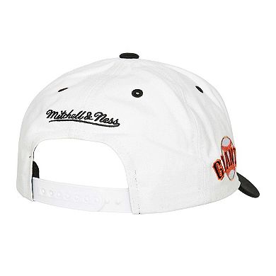 Men's Mitchell & Ness White San Francisco Giants Cooperstown Collection Tail Sweep Pro Snapback Hat