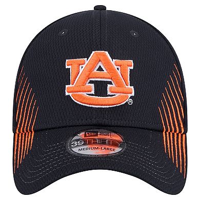 Men's New Era Navy Auburn Tigers Active Slash Sides 39THIRTY Flex Hat