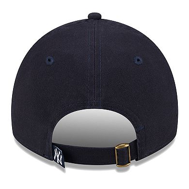 Women's New Era Navy New York Yankees Script 9TWENTY Adjustable Hat