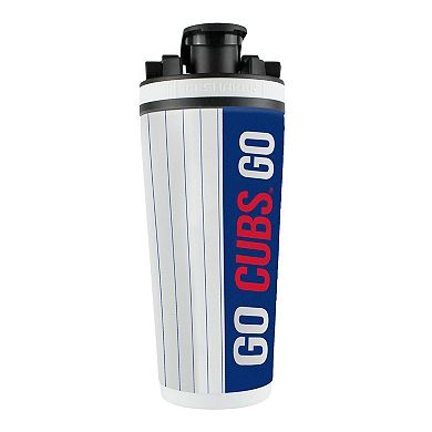 WinCraft Chicago Cubs 26oz. 4D Stainless Steel Ice Shaker Bottle